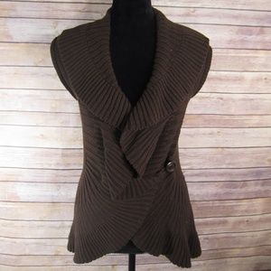 Bandolinoblu Brown Sweater Vest, Size S